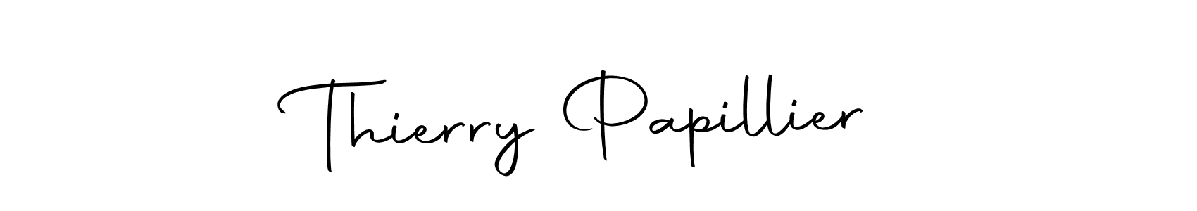 You should practise on your own different ways (Autography-DOLnW) to write your name (Thierry Papillier) in signature. don't let someone else do it for you. Thierry Papillier signature style 10 images and pictures png