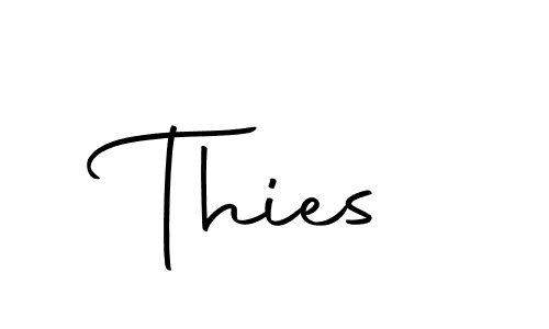 Create a beautiful signature design for name Thies. With this signature (Autography-DOLnW) fonts, you can make a handwritten signature for free. Thies signature style 10 images and pictures png