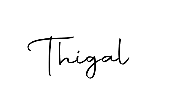 Design your own signature with our free online signature maker. With this signature software, you can create a handwritten (Autography-DOLnW) signature for name Thigal. Thigal signature style 10 images and pictures png