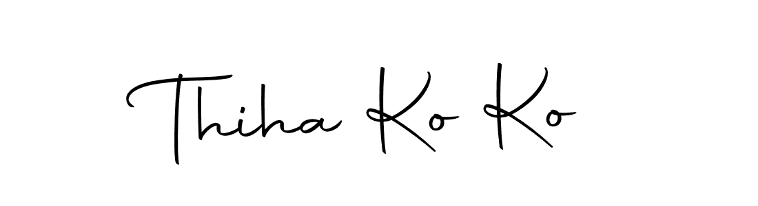 Similarly Autography-DOLnW is the best handwritten signature design. Signature creator online .You can use it as an online autograph creator for name Thiha Ko Ko. Thiha Ko Ko signature style 10 images and pictures png