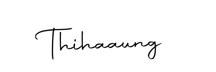 Make a beautiful signature design for name Thihaaung. Use this online signature maker to create a handwritten signature for free. Thihaaung signature style 10 images and pictures png