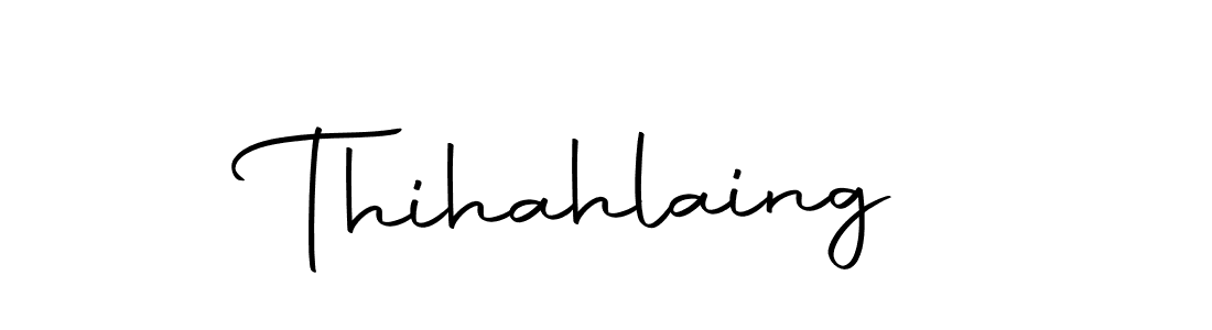 if you are searching for the best signature style for your name Thihahlaing. so please give up your signature search. here we have designed multiple signature styles  using Autography-DOLnW. Thihahlaing signature style 10 images and pictures png