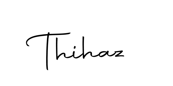 Design your own signature with our free online signature maker. With this signature software, you can create a handwritten (Autography-DOLnW) signature for name Thihaz. Thihaz signature style 10 images and pictures png