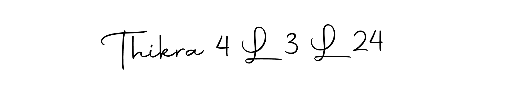 Autography-DOLnW is a professional signature style that is perfect for those who want to add a touch of class to their signature. It is also a great choice for those who want to make their signature more unique. Get Thikra 4 L 3 L 24 name to fancy signature for free. Thikra 4 L 3 L 24 signature style 10 images and pictures png
