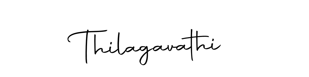 Create a beautiful signature design for name Thilagavathi. With this signature (Autography-DOLnW) fonts, you can make a handwritten signature for free. Thilagavathi signature style 10 images and pictures png