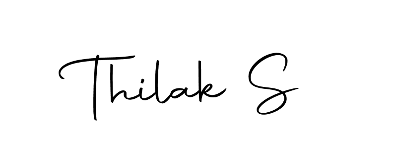 Make a beautiful signature design for name Thilak S. With this signature (Autography-DOLnW) style, you can create a handwritten signature for free. Thilak S signature style 10 images and pictures png