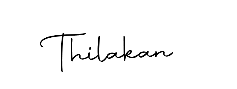 Design your own signature with our free online signature maker. With this signature software, you can create a handwritten (Autography-DOLnW) signature for name Thilakan. Thilakan signature style 10 images and pictures png