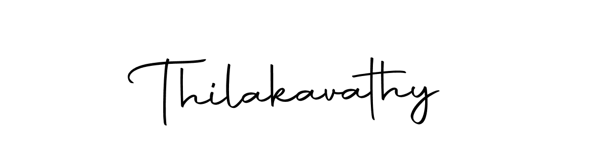 Create a beautiful signature design for name Thilakavathy. With this signature (Autography-DOLnW) fonts, you can make a handwritten signature for free. Thilakavathy signature style 10 images and pictures png