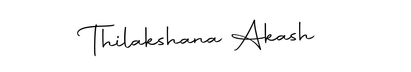 Design your own signature with our free online signature maker. With this signature software, you can create a handwritten (Autography-DOLnW) signature for name Thilakshana Akash. Thilakshana Akash signature style 10 images and pictures png