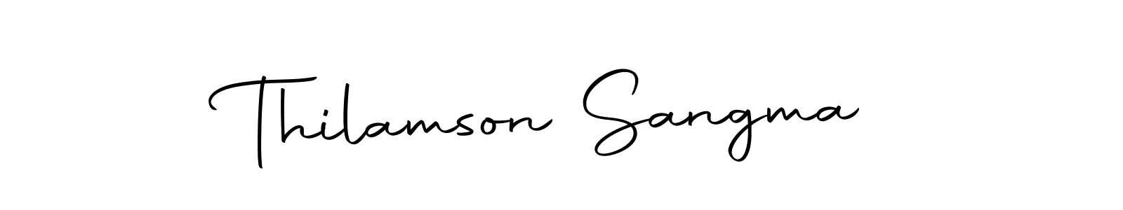 Use a signature maker to create a handwritten signature online. With this signature software, you can design (Autography-DOLnW) your own signature for name Thilamson Sangma. Thilamson Sangma signature style 10 images and pictures png