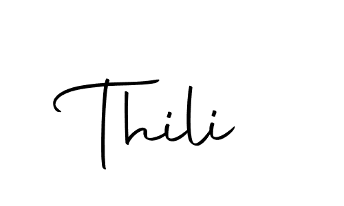Similarly Autography-DOLnW is the best handwritten signature design. Signature creator online .You can use it as an online autograph creator for name Thili. Thili signature style 10 images and pictures png
