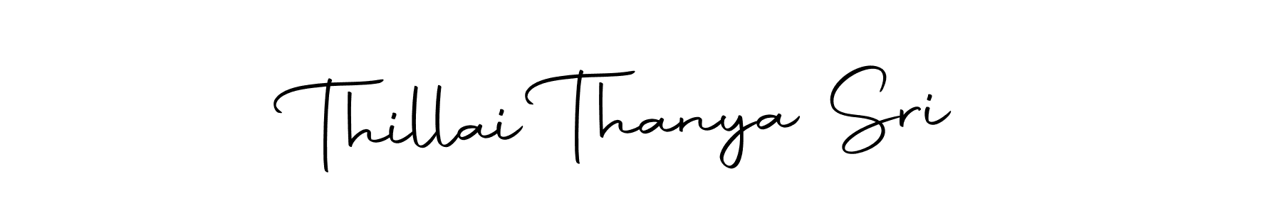 Design your own signature with our free online signature maker. With this signature software, you can create a handwritten (Autography-DOLnW) signature for name Thillai Thanya Sri. Thillai Thanya Sri signature style 10 images and pictures png