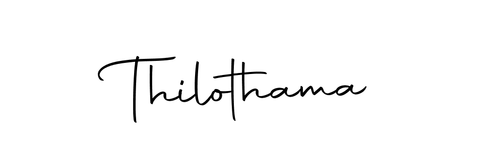 You should practise on your own different ways (Autography-DOLnW) to write your name (Thilothama) in signature. don't let someone else do it for you. Thilothama signature style 10 images and pictures png