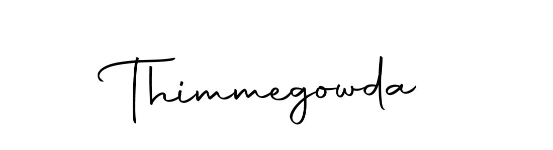 Make a beautiful signature design for name Thimmegowda. With this signature (Autography-DOLnW) style, you can create a handwritten signature for free. Thimmegowda signature style 10 images and pictures png