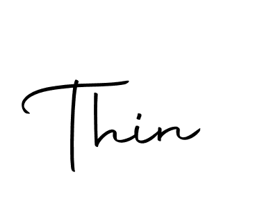 Create a beautiful signature design for name Thin. With this signature (Autography-DOLnW) fonts, you can make a handwritten signature for free. Thin signature style 10 images and pictures png