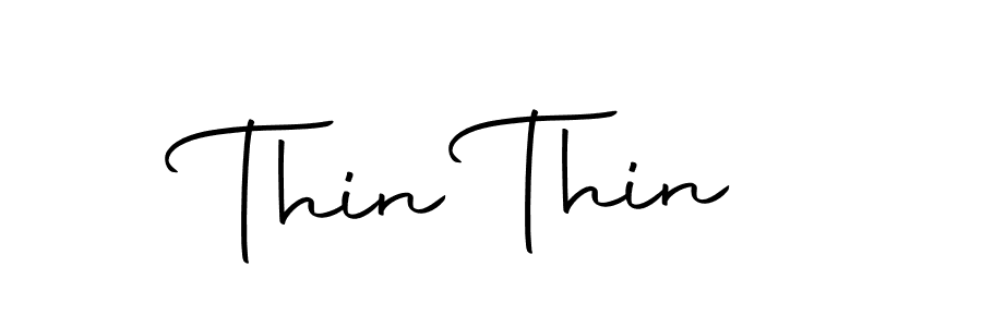 Thin Thin stylish signature style. Best Handwritten Sign (Autography-DOLnW) for my name. Handwritten Signature Collection Ideas for my name Thin Thin. Thin Thin signature style 10 images and pictures png