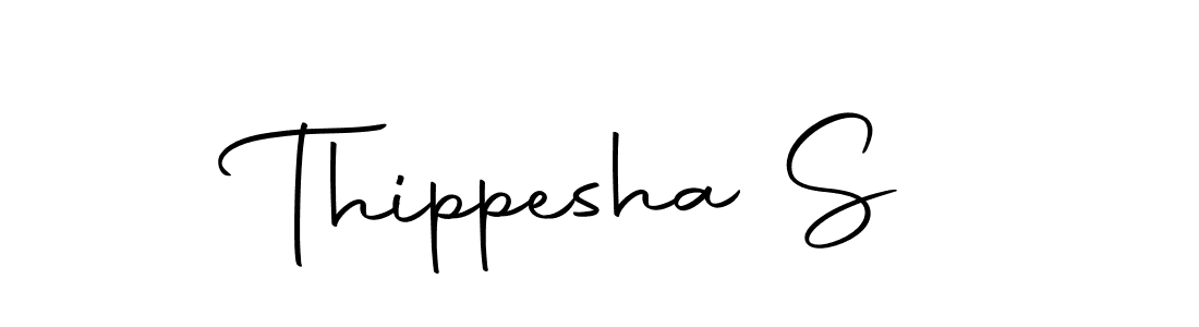 The best way (Autography-DOLnW) to make a short signature is to pick only two or three words in your name. The name Thippesha S include a total of six letters. For converting this name. Thippesha S signature style 10 images and pictures png