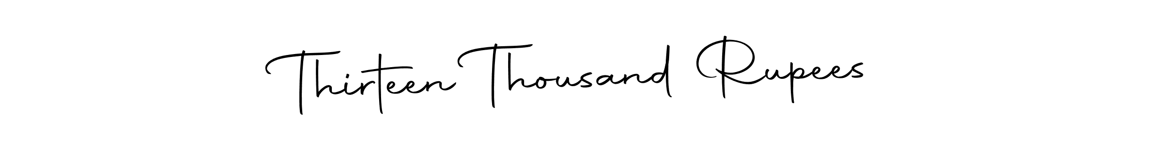 Also we have Thirteen Thousand Rupees name is the best signature style. Create professional handwritten signature collection using Autography-DOLnW autograph style. Thirteen Thousand Rupees signature style 10 images and pictures png