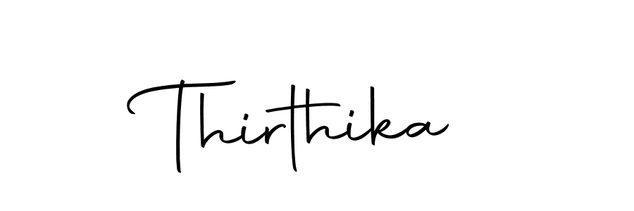 Make a beautiful signature design for name Thirthika. Use this online signature maker to create a handwritten signature for free. Thirthika signature style 10 images and pictures png