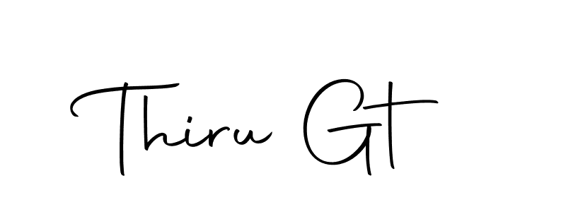 The best way (Autography-DOLnW) to make a short signature is to pick only two or three words in your name. The name Thiru Gt include a total of six letters. For converting this name. Thiru Gt signature style 10 images and pictures png