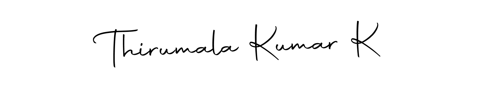 Make a beautiful signature design for name Thirumala Kumar K. Use this online signature maker to create a handwritten signature for free. Thirumala Kumar K signature style 10 images and pictures png