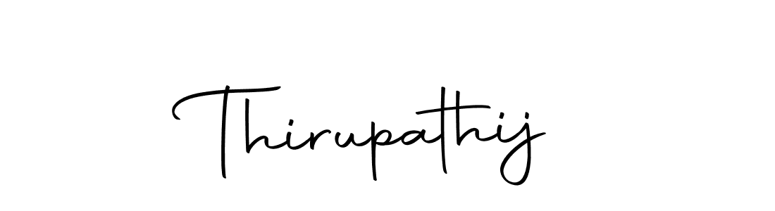 You should practise on your own different ways (Autography-DOLnW) to write your name (Thirupathij) in signature. don't let someone else do it for you. Thirupathij signature style 10 images and pictures png