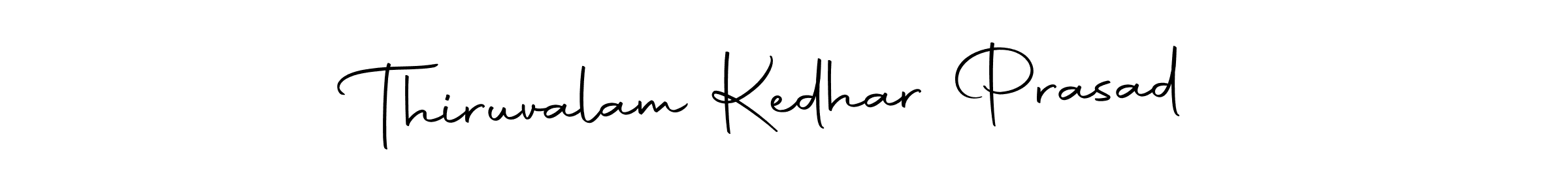 How to make Thiruvalam Kedhar Prasad name signature. Use Autography-DOLnW style for creating short signs online. This is the latest handwritten sign. Thiruvalam Kedhar Prasad signature style 10 images and pictures png