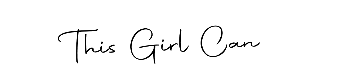 You should practise on your own different ways (Autography-DOLnW) to write your name (This Girl Can) in signature. don't let someone else do it for you. This Girl Can signature style 10 images and pictures png
