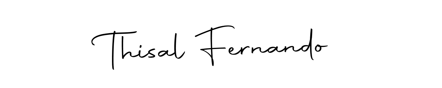 How to make Thisal Fernando name signature. Use Autography-DOLnW style for creating short signs online. This is the latest handwritten sign. Thisal Fernando signature style 10 images and pictures png