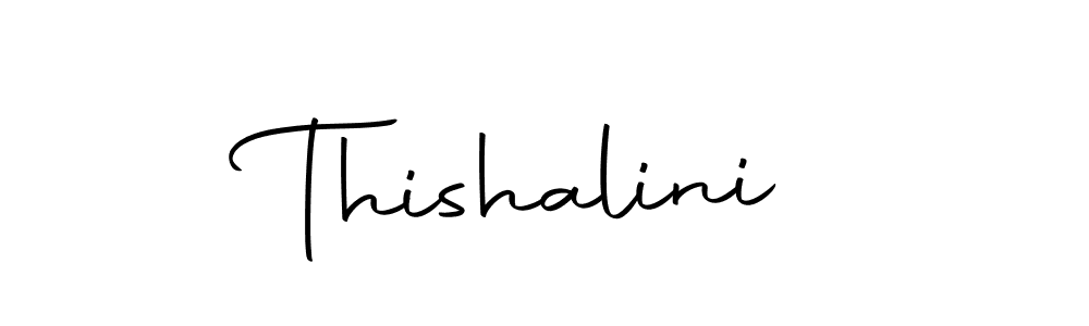 Use a signature maker to create a handwritten signature online. With this signature software, you can design (Autography-DOLnW) your own signature for name Thishalini. Thishalini signature style 10 images and pictures png