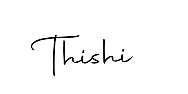 Design your own signature with our free online signature maker. With this signature software, you can create a handwritten (Autography-DOLnW) signature for name Thishi. Thishi signature style 10 images and pictures png