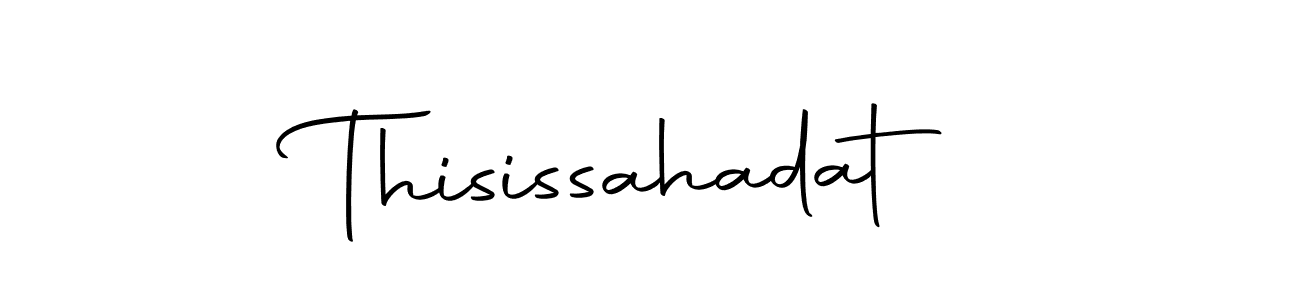 Use a signature maker to create a handwritten signature online. With this signature software, you can design (Autography-DOLnW) your own signature for name Thisissahadat. Thisissahadat signature style 10 images and pictures png