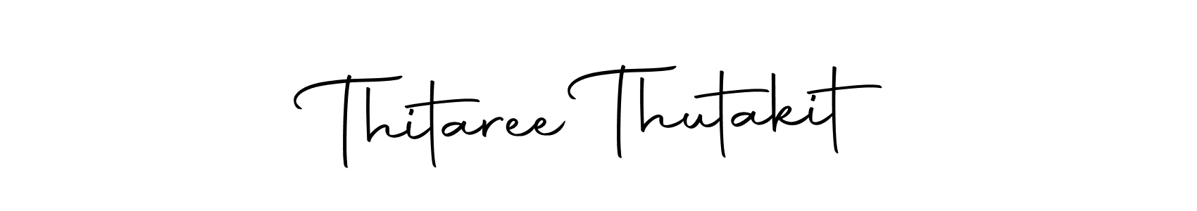 Also we have Thitaree Thutakit name is the best signature style. Create professional handwritten signature collection using Autography-DOLnW autograph style. Thitaree Thutakit signature style 10 images and pictures png