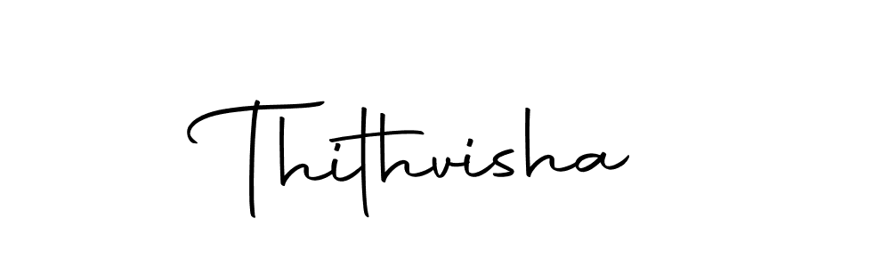 The best way (Autography-DOLnW) to make a short signature is to pick only two or three words in your name. The name Thithvisha include a total of six letters. For converting this name. Thithvisha signature style 10 images and pictures png