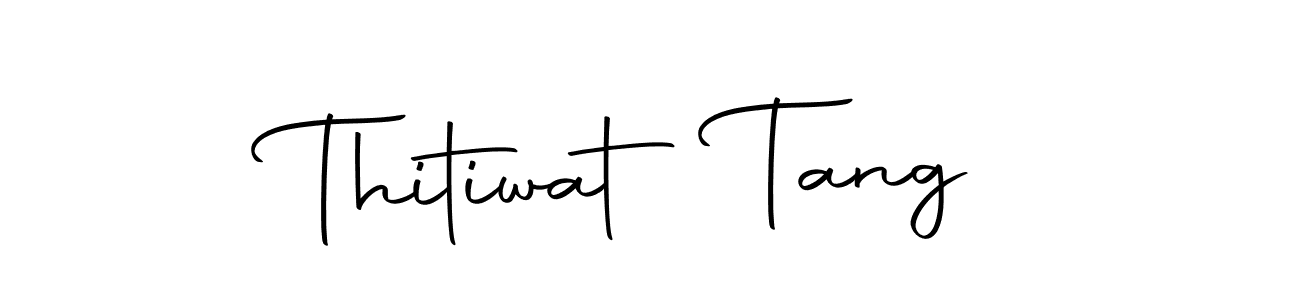 The best way (Autography-DOLnW) to make a short signature is to pick only two or three words in your name. The name Thitiwat Tang include a total of six letters. For converting this name. Thitiwat Tang signature style 10 images and pictures png