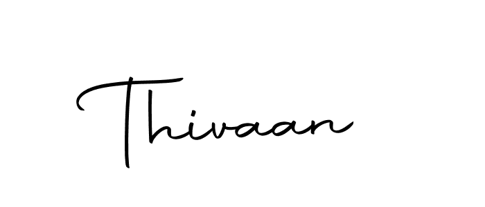 Create a beautiful signature design for name Thivaan. With this signature (Autography-DOLnW) fonts, you can make a handwritten signature for free. Thivaan signature style 10 images and pictures png