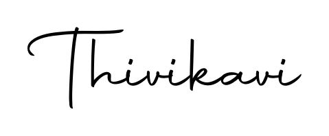 Create an unforgettable impression when signing with Thivikavi name styled in Autography-DOLnW typography. 100% free online generator. Thivikavi signature style 10 images and pictures png