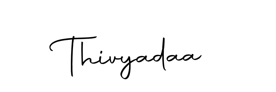 Design your own signature with our free online signature maker. With this signature software, you can create a handwritten (Autography-DOLnW) signature for name Thivyadaa. Thivyadaa signature style 10 images and pictures png