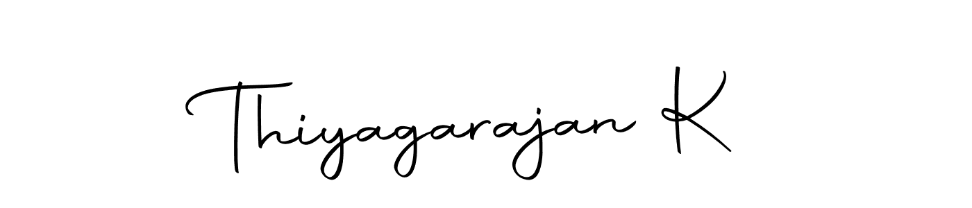 Design your own signature with our free online signature maker. With this signature software, you can create a handwritten (Autography-DOLnW) signature for name Thiyagarajan K. Thiyagarajan K signature style 10 images and pictures png