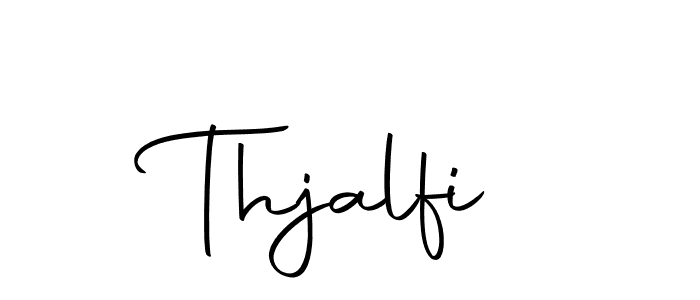 Make a beautiful signature design for name Thjalfi. With this signature (Autography-DOLnW) style, you can create a handwritten signature for free. Thjalfi signature style 10 images and pictures png
