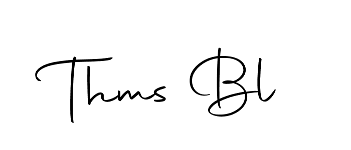 How to make Thms Bl signature? Autography-DOLnW is a professional autograph style. Create handwritten signature for Thms Bl name. Thms Bl signature style 10 images and pictures png