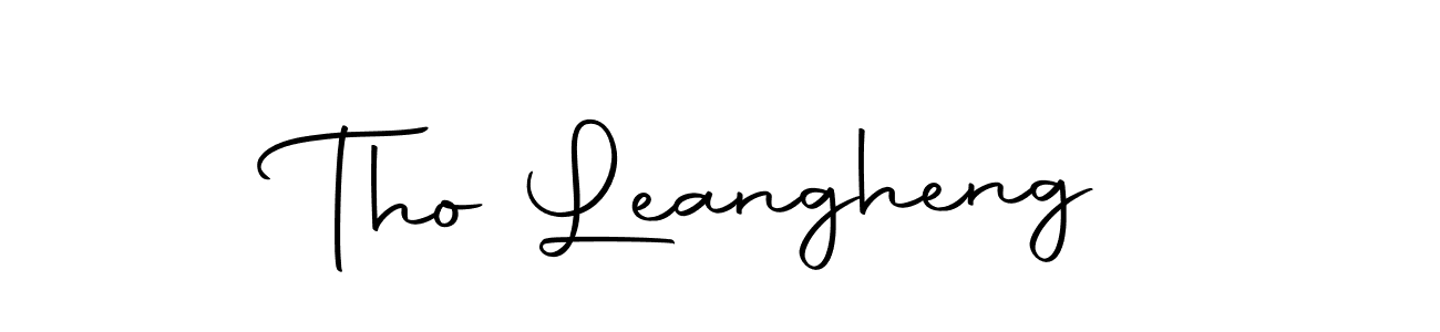 Design your own signature with our free online signature maker. With this signature software, you can create a handwritten (Autography-DOLnW) signature for name Tho Leangheng. Tho Leangheng signature style 10 images and pictures png
