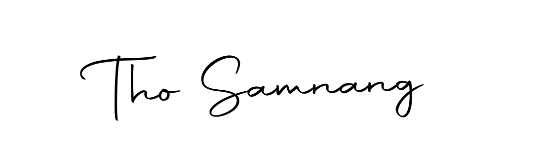 Tho Samnang stylish signature style. Best Handwritten Sign (Autography-DOLnW) for my name. Handwritten Signature Collection Ideas for my name Tho Samnang. Tho Samnang signature style 10 images and pictures png
