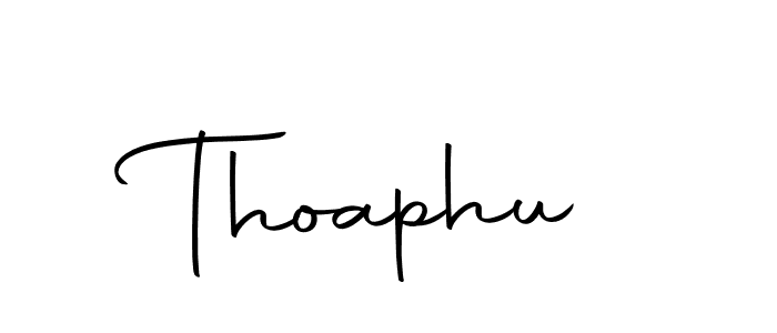 How to make Thoaphu signature? Autography-DOLnW is a professional autograph style. Create handwritten signature for Thoaphu name. Thoaphu signature style 10 images and pictures png