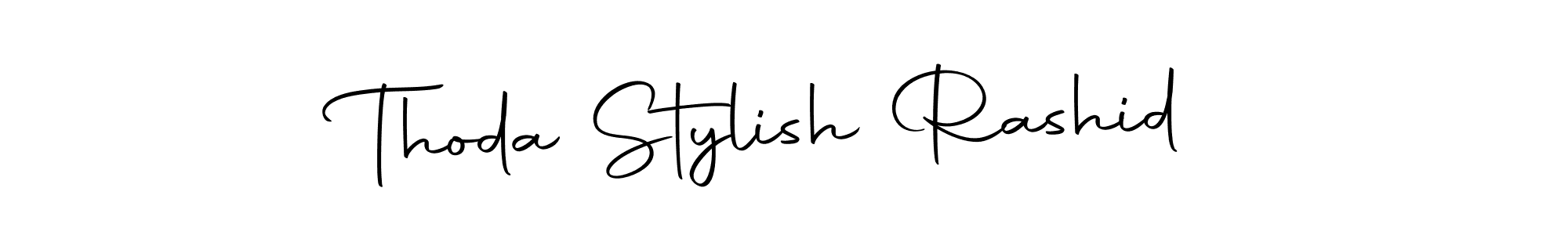 How to Draw Thoda Stylish Rashid signature style? Autography-DOLnW is a latest design signature styles for name Thoda Stylish Rashid. Thoda Stylish Rashid signature style 10 images and pictures png