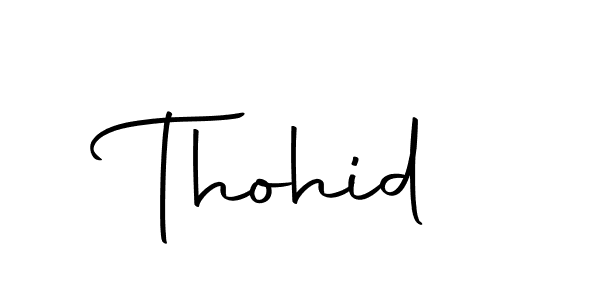 Make a beautiful signature design for name Thohid. Use this online signature maker to create a handwritten signature for free. Thohid signature style 10 images and pictures png