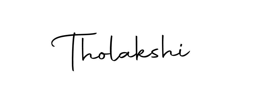 Use a signature maker to create a handwritten signature online. With this signature software, you can design (Autography-DOLnW) your own signature for name Tholakshi. Tholakshi signature style 10 images and pictures png