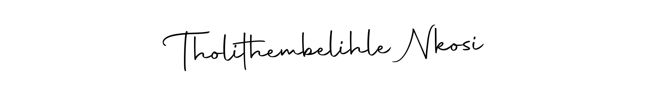 Tholithembelihle Nkosi stylish signature style. Best Handwritten Sign (Autography-DOLnW) for my name. Handwritten Signature Collection Ideas for my name Tholithembelihle Nkosi. Tholithembelihle Nkosi signature style 10 images and pictures png