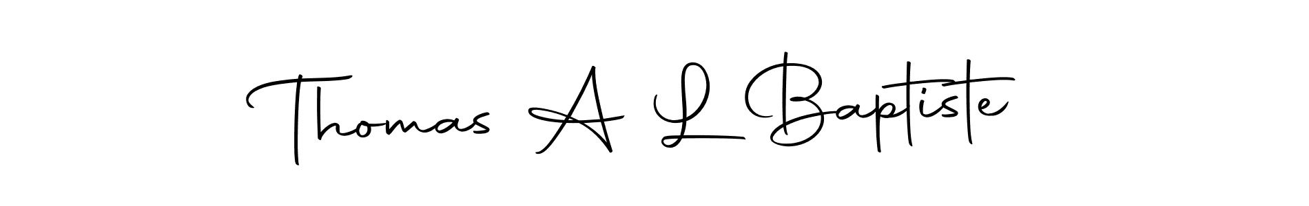 How to make Thomas A L Baptiste signature? Autography-DOLnW is a professional autograph style. Create handwritten signature for Thomas A L Baptiste name. Thomas A L Baptiste signature style 10 images and pictures png