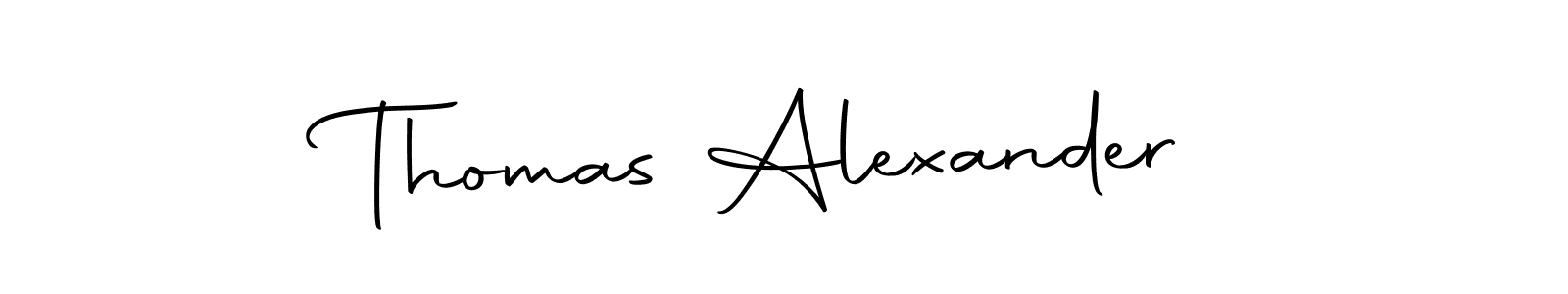 You should practise on your own different ways (Autography-DOLnW) to write your name (Thomas Alexander) in signature. don't let someone else do it for you. Thomas Alexander signature style 10 images and pictures png